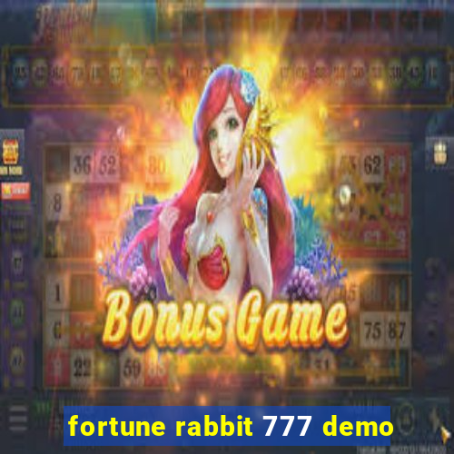 fortune rabbit 777 demo